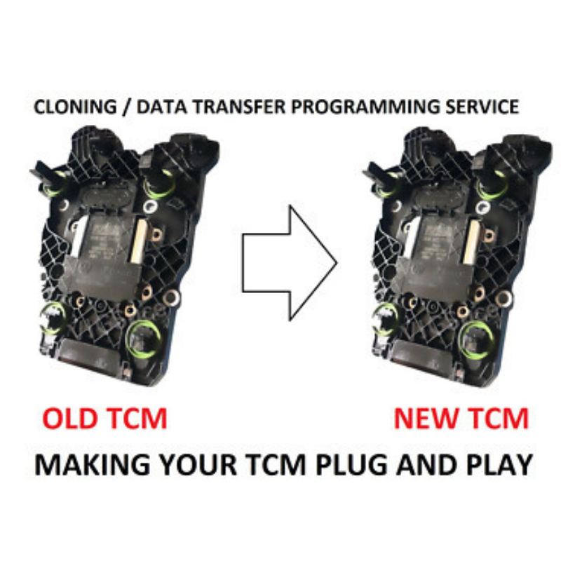 TCM cloning service for transmission control module programming and plug-and-play replacement